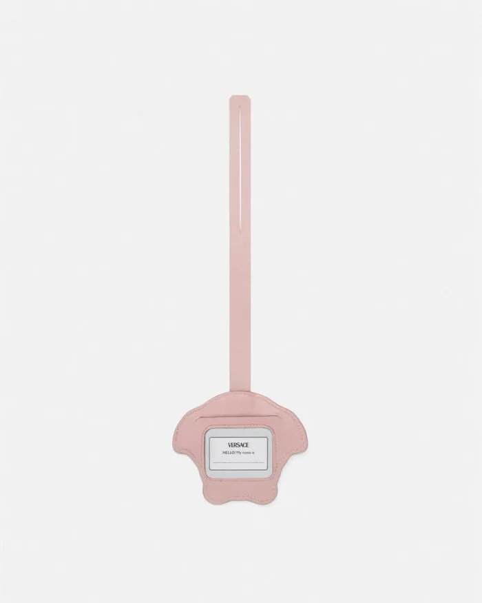 Medusa Kids Luggage Tag Light Pink Children Versace Accessories