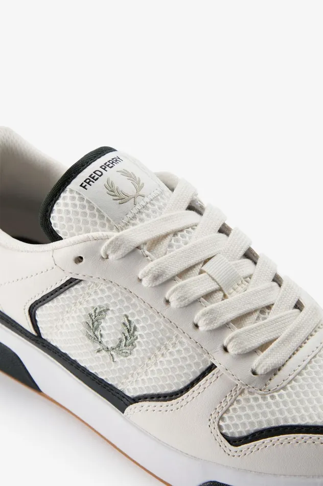 Men B300 Snow Whiteseagrass Fred Perry Shoes