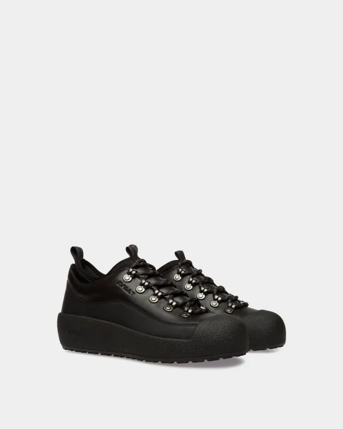 Men Bally Boots and Ankle Boots Winter Capsule Bootie In Black Leather Black