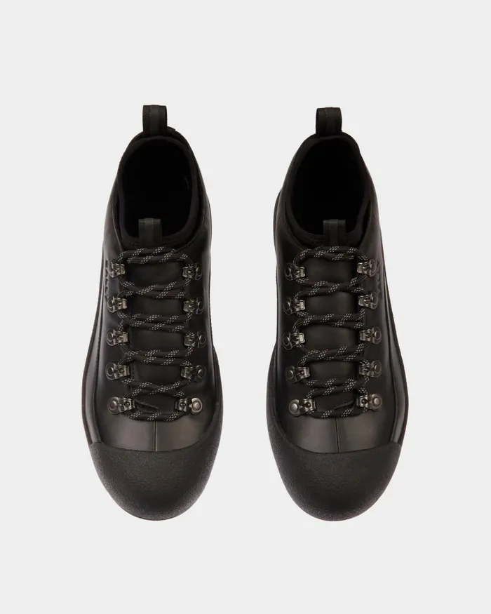 Men Bally Boots and Ankle Boots Winter Capsule Bootie In Black Leather Black