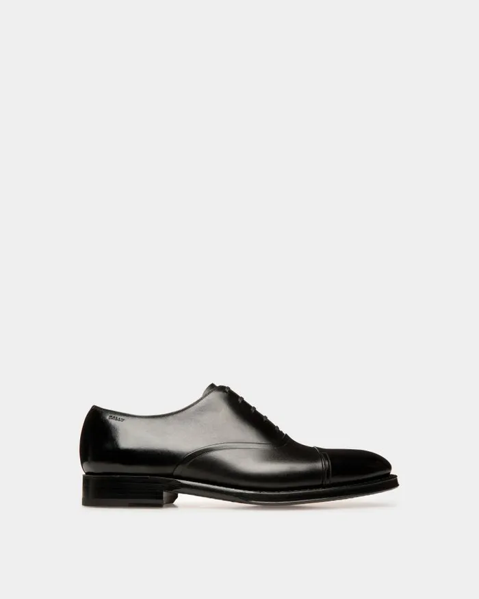 Men Bally Lace Ups and Monks Scribe Un Oxford In Black Leather Black