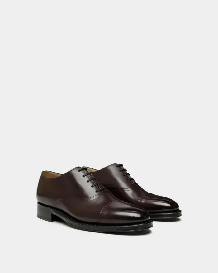 Men Bally Lace Ups and Monks Scribe Un Oxford In Deep Burgundy Leather Burgundy Men Bally Lace Ups and Monks Scribe Un Oxford In Deep Burgundy Leather Burgundy