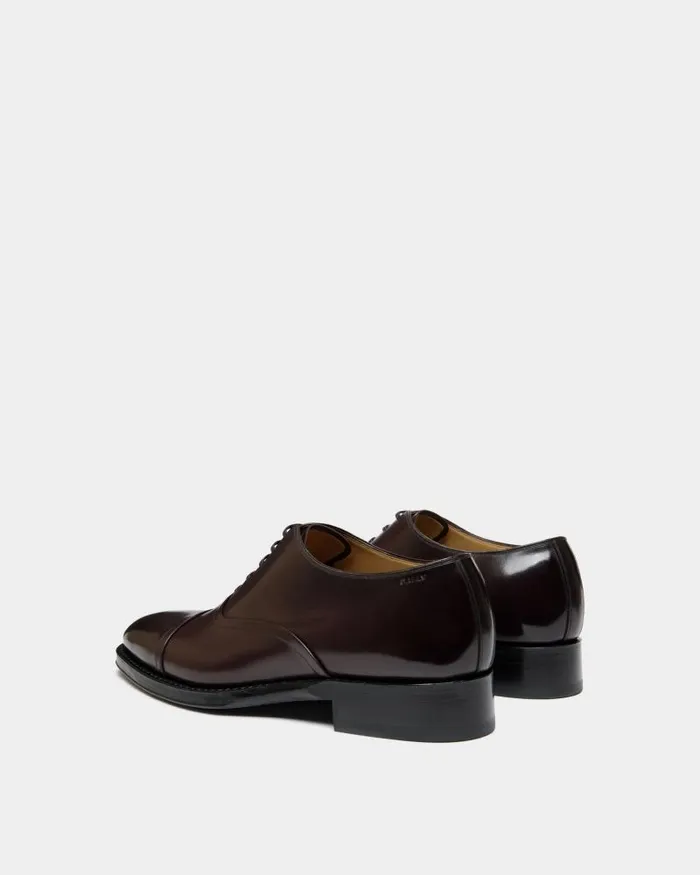 Men Bally Lace Ups and Monks Scribe Un Oxford In Deep Burgundy Leather Burgundy Men Bally Lace Ups and Monks Scribe Un Oxford In Deep Burgundy Leather Burgundy