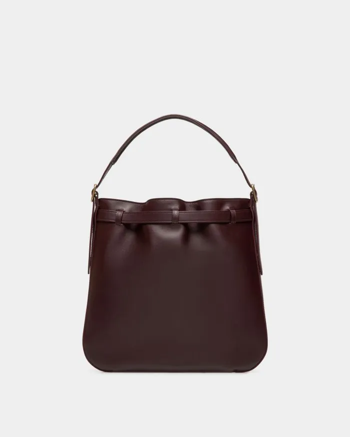 Men Bally Messenger Bags Beckett Crossbody Bag In Deep Burgundy Leather Burgundy Men Bally Messenger Bags Beckett Crossbody Bag In Deep Burgundy Leather Burgundy