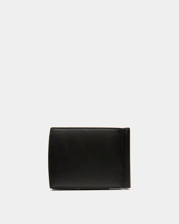 Men Bally Wallets and Card Holders Busy Bally Bifold Wallet In Black Leather Black