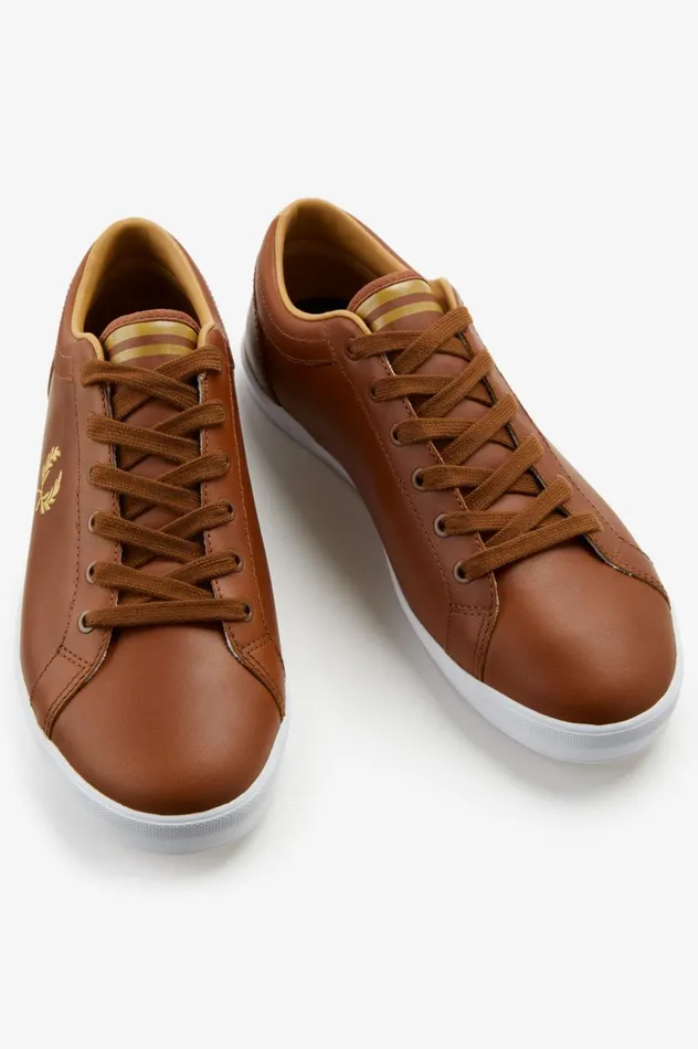 Men Baseline Tan Fred Perry Shoes
