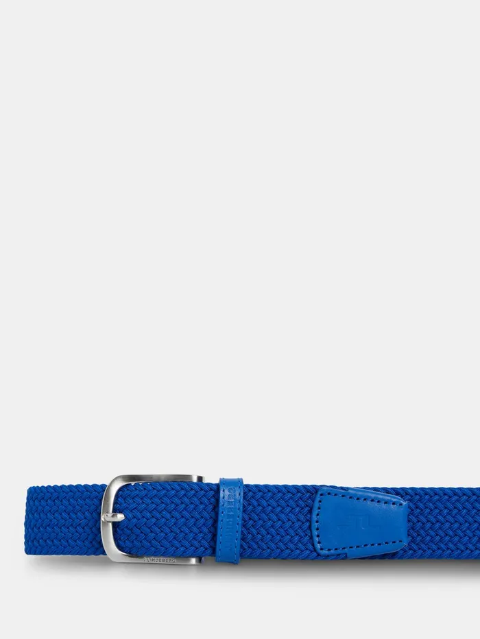 Men Bernhard Elastic Belt Lapis Blue JLindeberg Belts Men Bernhard Elastic Belt Lapis Blue JLindeberg Belts