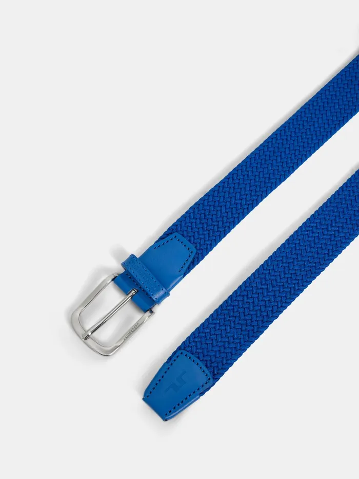 Men Bernhard Elastic Belt Lapis Blue JLindeberg Belts Men Bernhard Elastic Belt Lapis Blue JLindeberg Belts