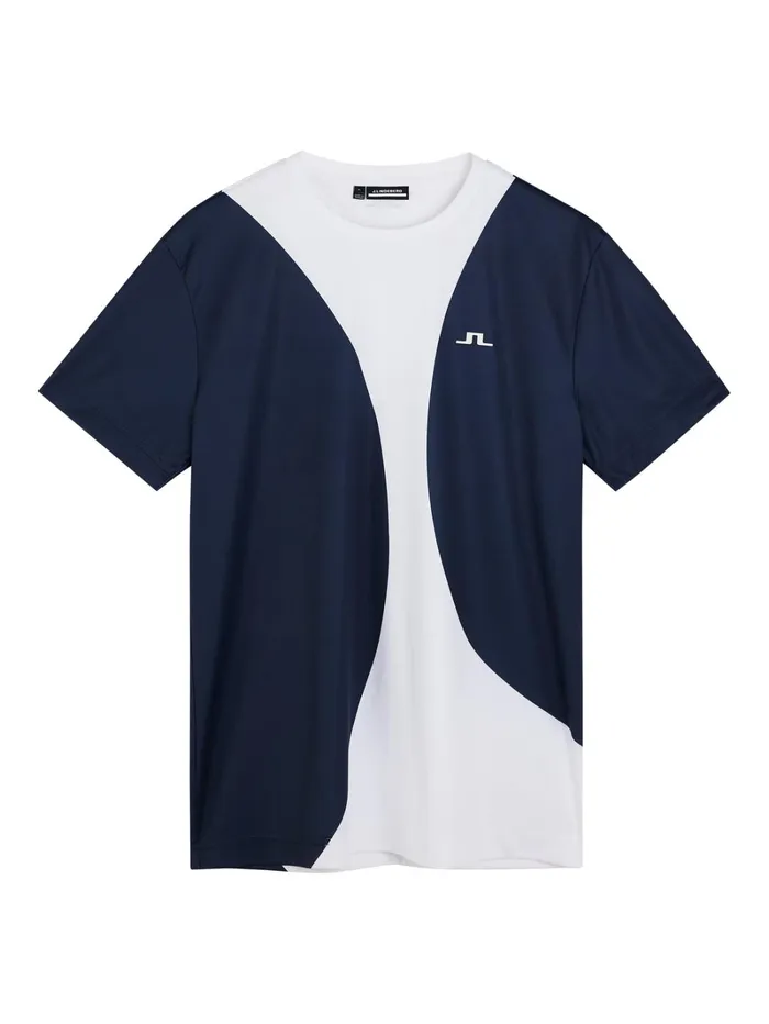 Men Big Spots Tee White JLindeberg Base and Mid Layers Men Big Spots Tee White JLindeberg Base and Mid Layers