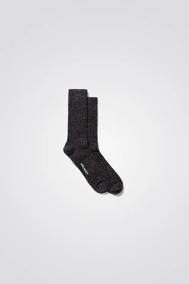Men Bjarki Neps Charcoal Melange Norse Projects Accessories