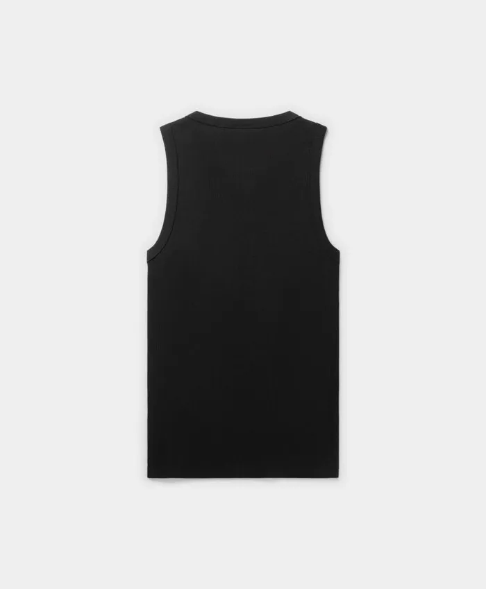 Men Black Logotype Tank Top Daily Paper TShirts Men Black Logotype Tank Top Daily Paper TShirts