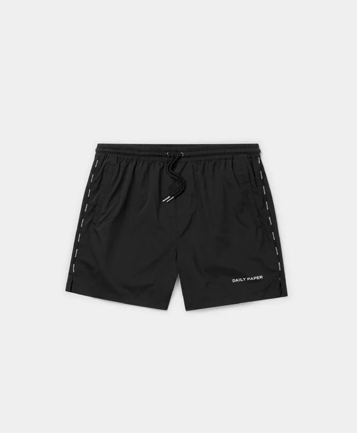 Men Black Mehani Shorts Daily Paper Shorts