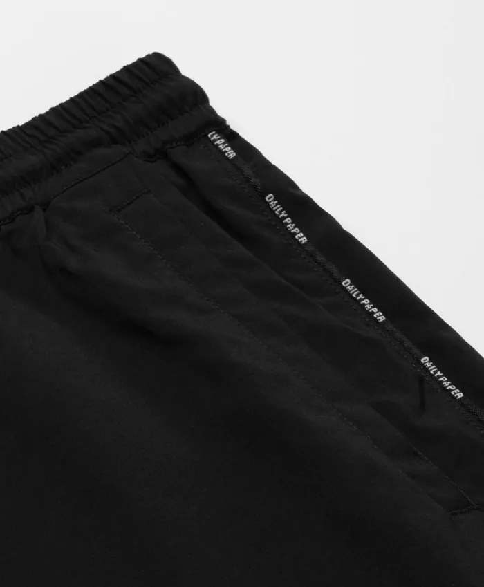 Men Black Mehani Shorts Daily Paper Shorts Men Black Mehani Shorts Daily Paper Shorts