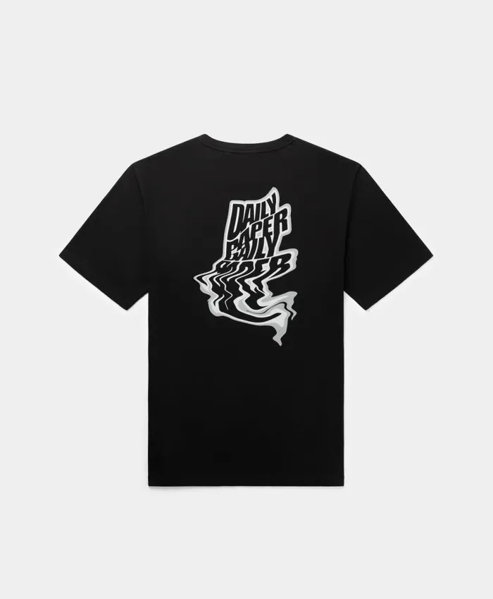 Men Black Reflection TShirt Daily Paper TShirts