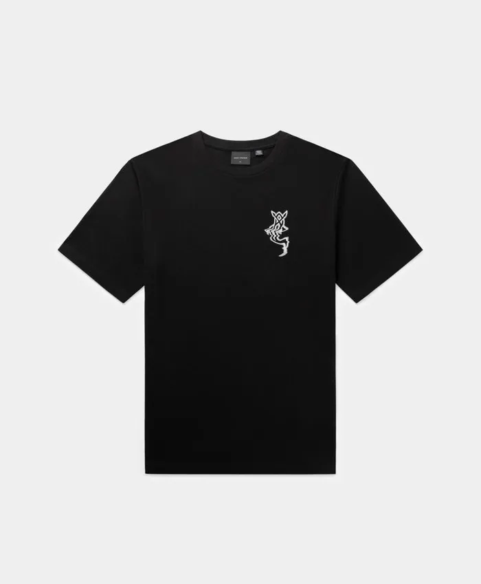Men Black Reflection TShirt Daily Paper TShirts Men Black Reflection TShirt Daily Paper TShirts