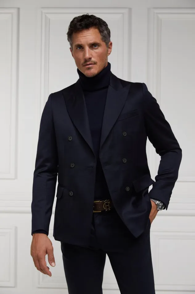 Men Blazers Holland Cooper The Double Breasted Blazer Navy Barathea Men Blazers Holland Cooper The Double Breasted Blazer Navy Barathea