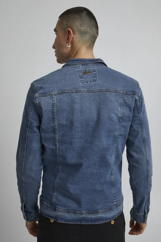 Men Blend Outerwear Outerwear Denim Middle Blue