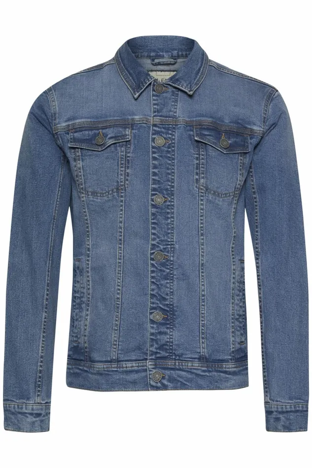 Men Blend Outerwear Outerwear Denim Middle Blue