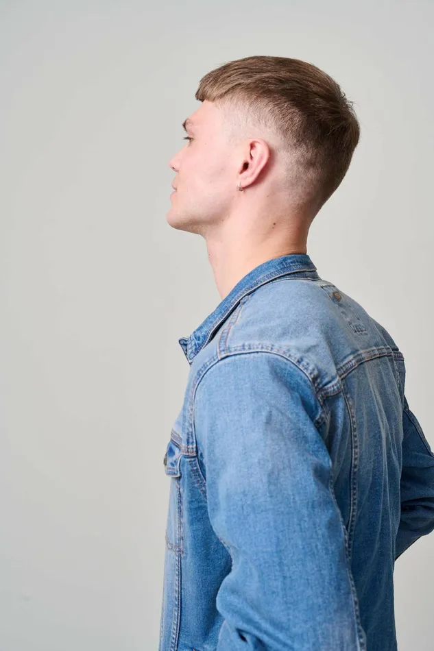 Men Blend Outerwear Outerwear Denim Middle Blue