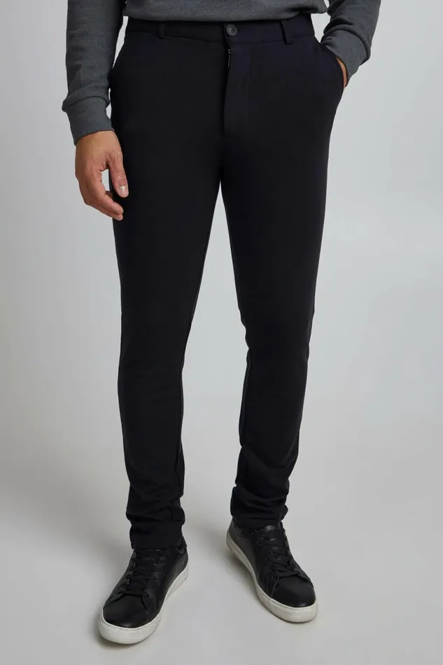 Men Blend Pants Casual Pants Dark Navy Blue