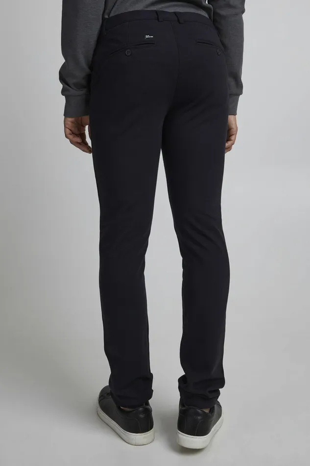Men Blend Pants Casual Pants Dark Navy Blue