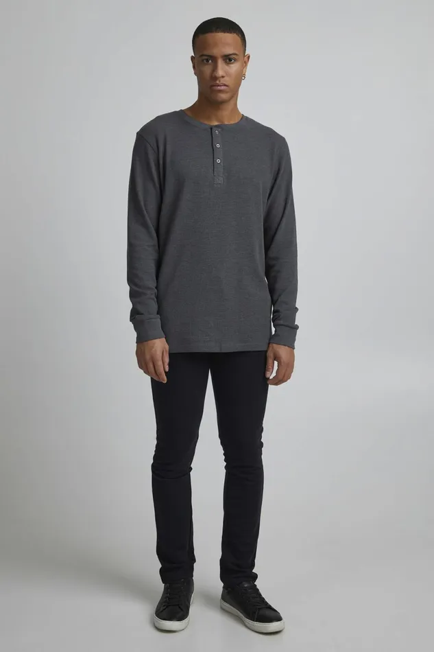 Men Blend Pants Casual Pants Dark Navy Blue
