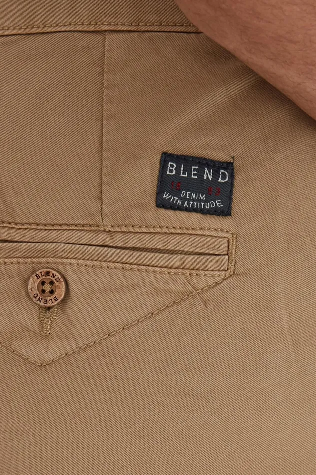 Men Blend Pants Casual Pants Sand Brown