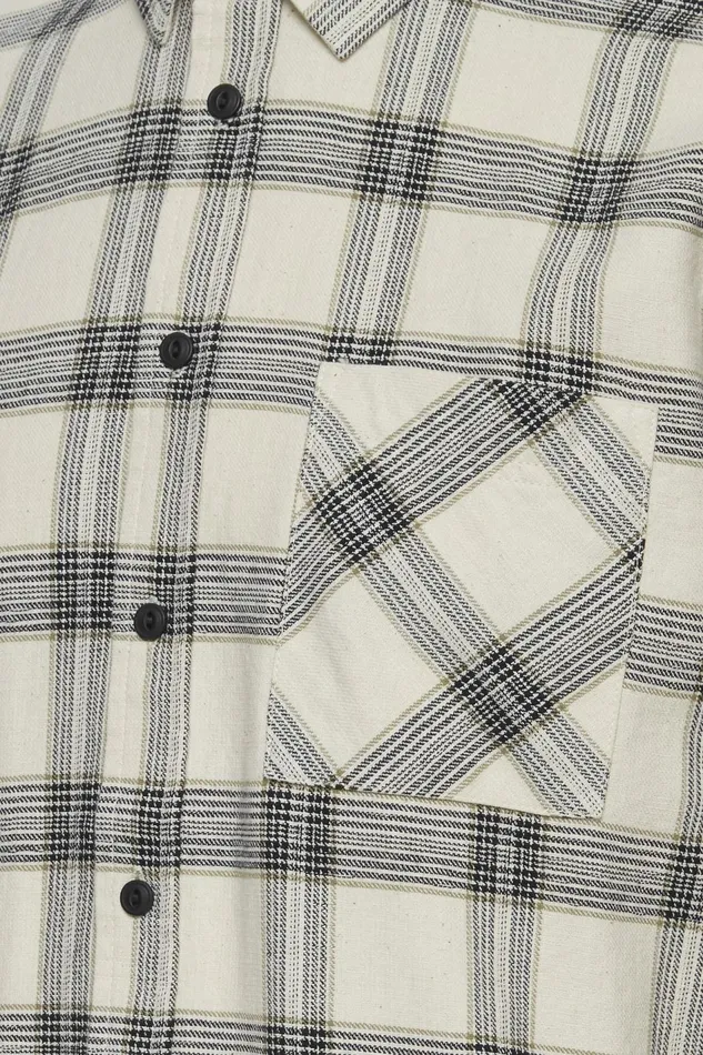 Men Blend Shirts Long Sleeved Shirt Oyster Gray