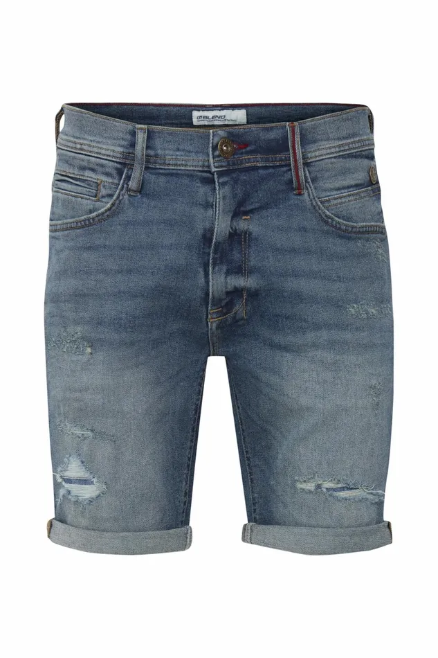 Men Blend Shorts Denim Shorts Denim Middle Blue