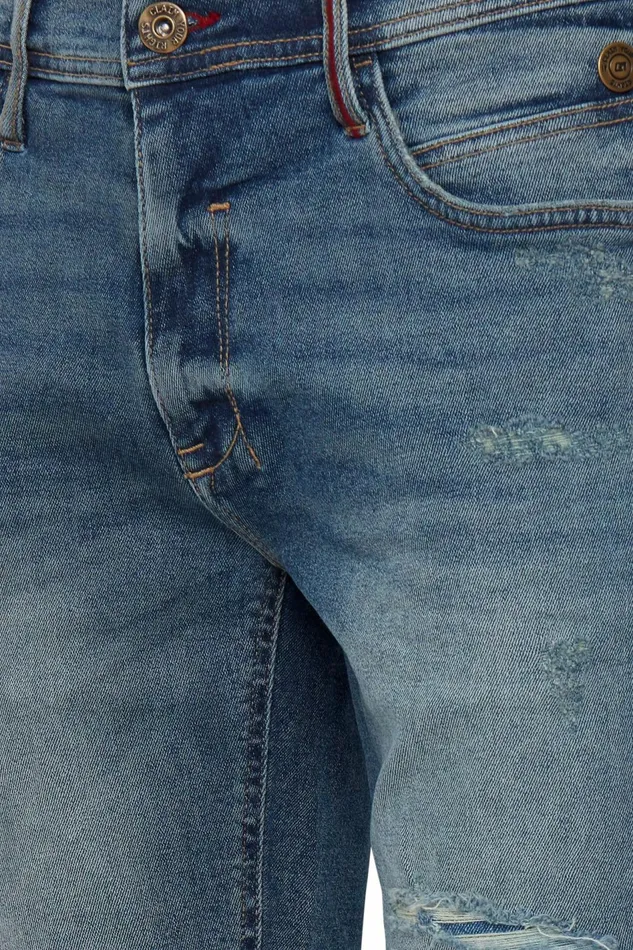 Men Blend Shorts Denim Shorts Denim Middle Blue