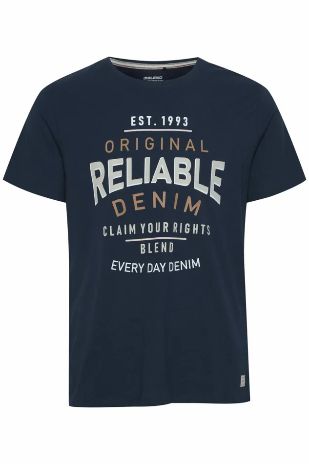 Men Blend TShirts Tshirt Dress Blues