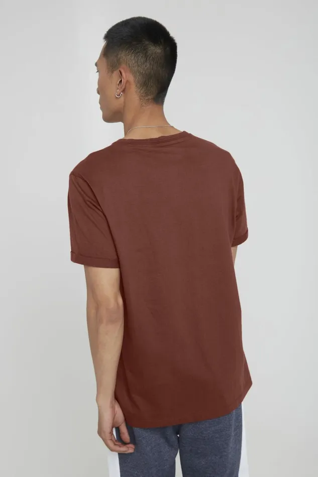 Men Blend TShirts Tshirt Russet Brown