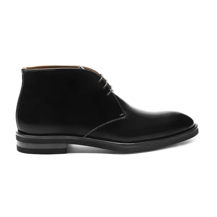 Men Boots Bruno Magli Claudio Leather ChukkaBlack