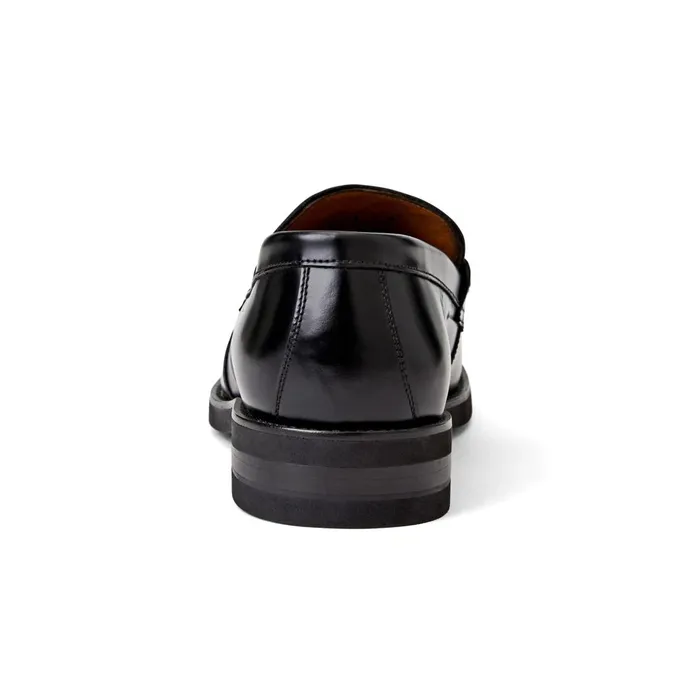 Men Casual Shoes Bruno Magli Carter Casual Loafer Black Leather