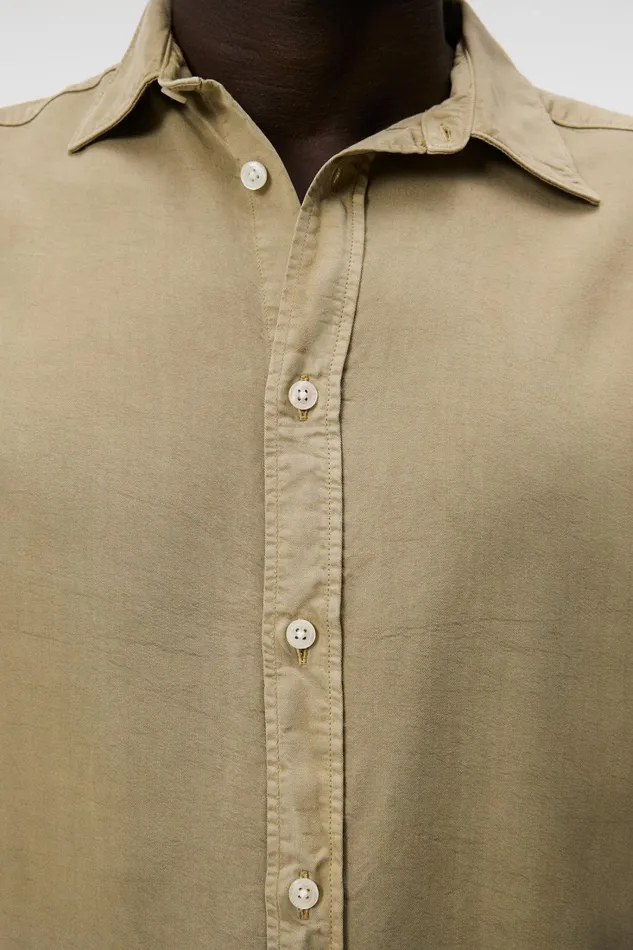 Men Comfort Tencel SS Reg Shirt Aloe JLindeberg Shirts Men Comfort Tencel SS Reg Shirt Aloe JLindeberg Shirts