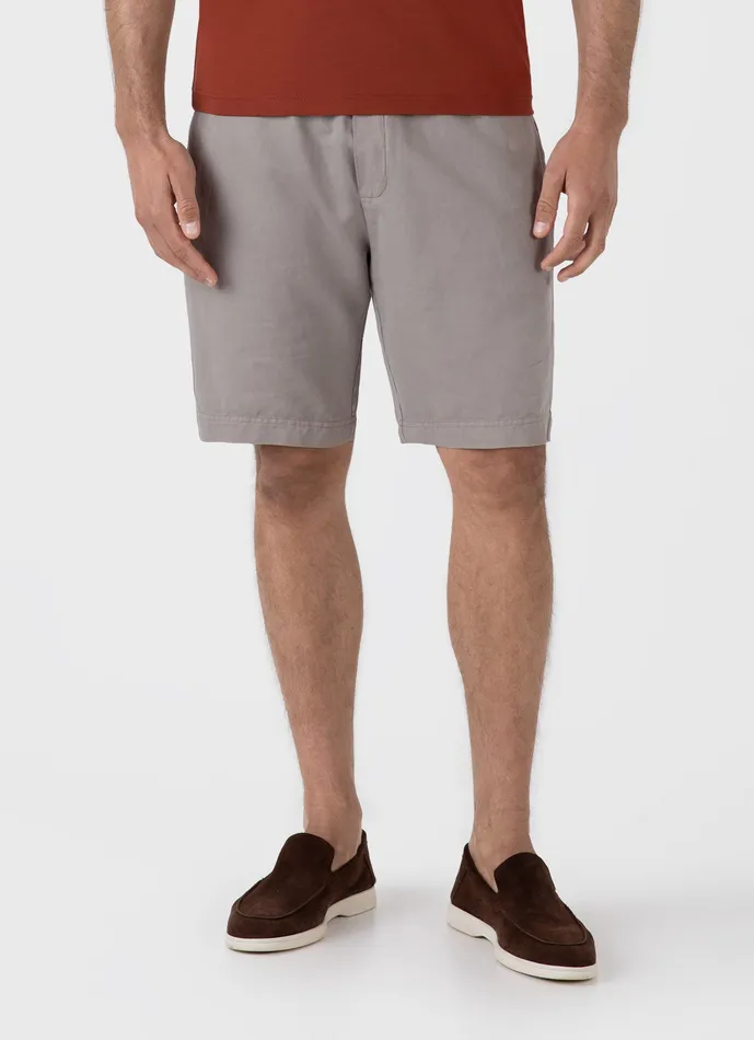 Men Cotton Linen Drawstring Shorts Pewter Shorts ussunspel Men Cotton Linen Drawstring Shorts Pewter Shorts ussunspel