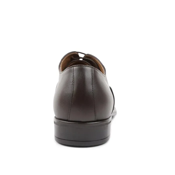 Men Dress Shoes Bruno Magli Locascio CapToe Oxford 8211 Dark Brown