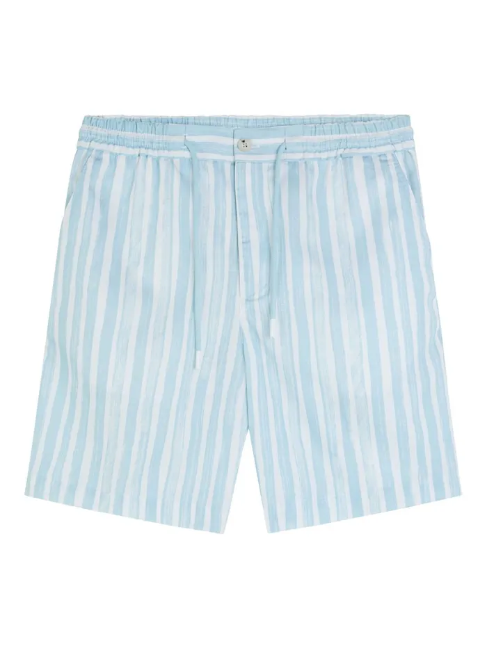 Men Earl Painted Stripe Shorts Dream Blue JLindeberg Shorts Men Earl Painted Stripe Shorts Dream Blue JLindeberg Shorts