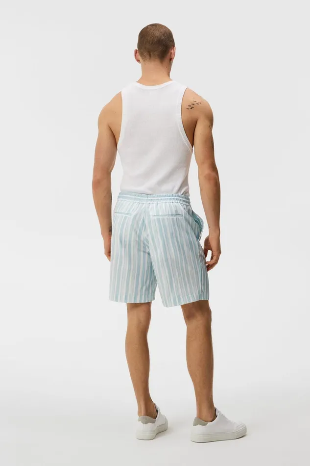 Men Earl Painted Stripe Shorts Dream Blue JLindeberg Shorts Men Earl Painted Stripe Shorts Dream Blue JLindeberg Shorts