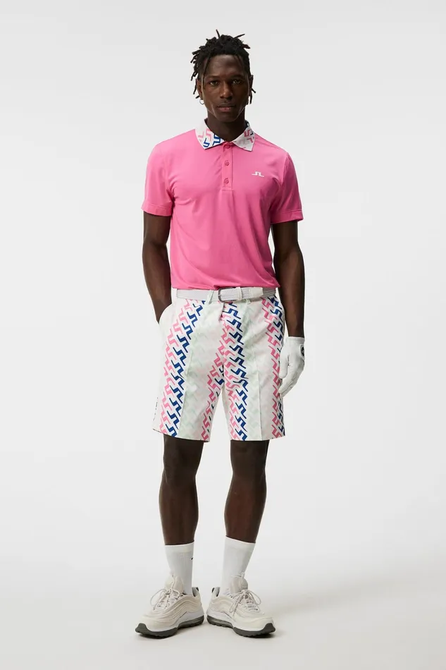 Men Eloy Print Shorts Pink Painted Bridge JLindeberg Shorts Men Eloy Print Shorts Pink Painted Bridge JLindeberg Shorts