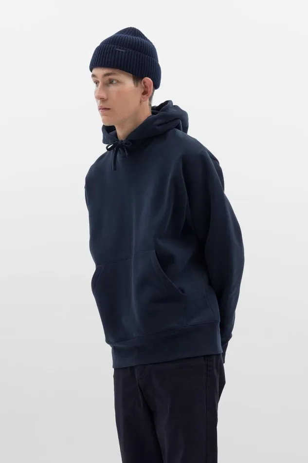 Men Fine Merino Rib Beanie Dark Navy Norse Projects Beanies