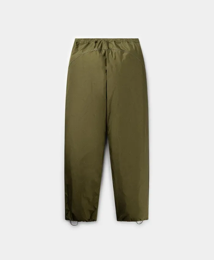 Men Green Taye Logo Trackpants Daily Paper Pants Men Green Taye Logo Trackpants Daily Paper Pants