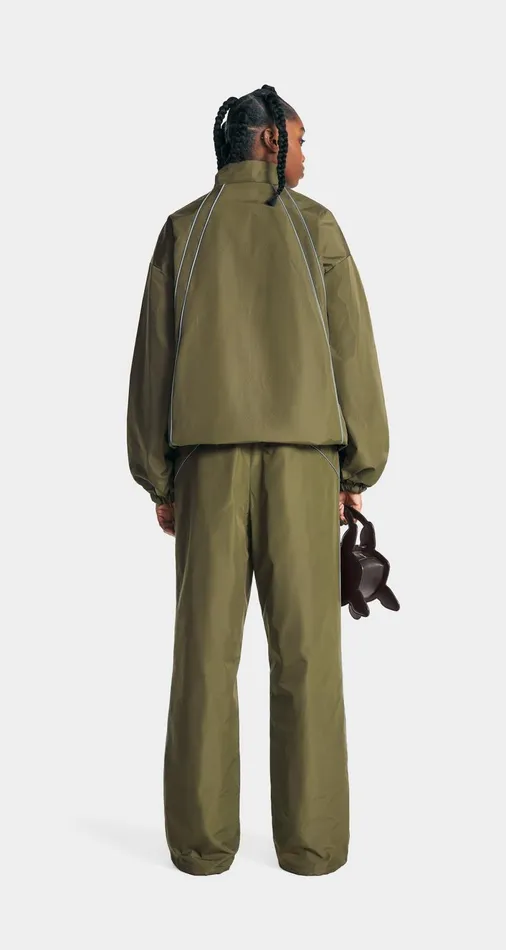 Men Green Taye Logo Trackpants Daily Paper Pants Men Green Taye Logo Trackpants Daily Paper Pants