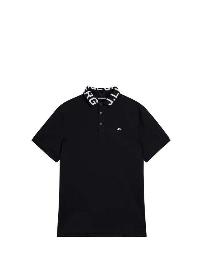Men Gus Regular Polo Black JLindeberg Polo Shirts Men Gus Regular Polo Black JLindeberg Polo Shirts