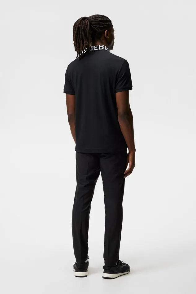 Men Gus Regular Polo Black JLindeberg Polo Shirts Men Gus Regular Polo Black JLindeberg Polo Shirts