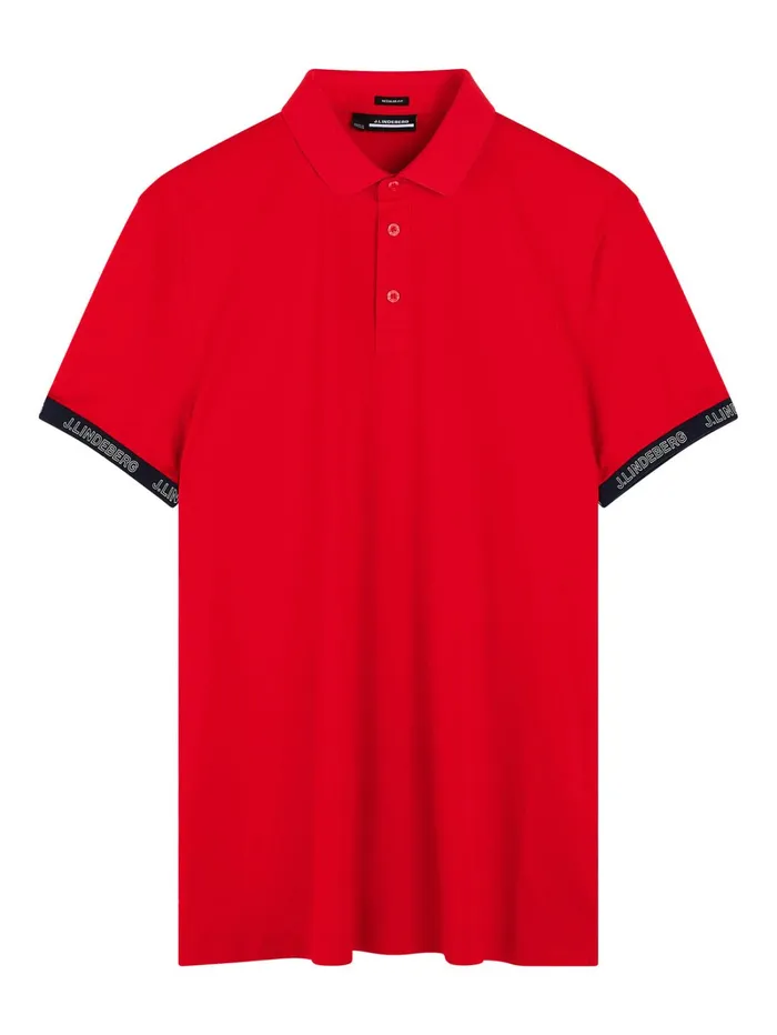Men Guy Regular Polo Fiery Red JLindeberg Polo Shirts Men Guy Regular Polo Fiery Red JLindeberg Polo Shirts