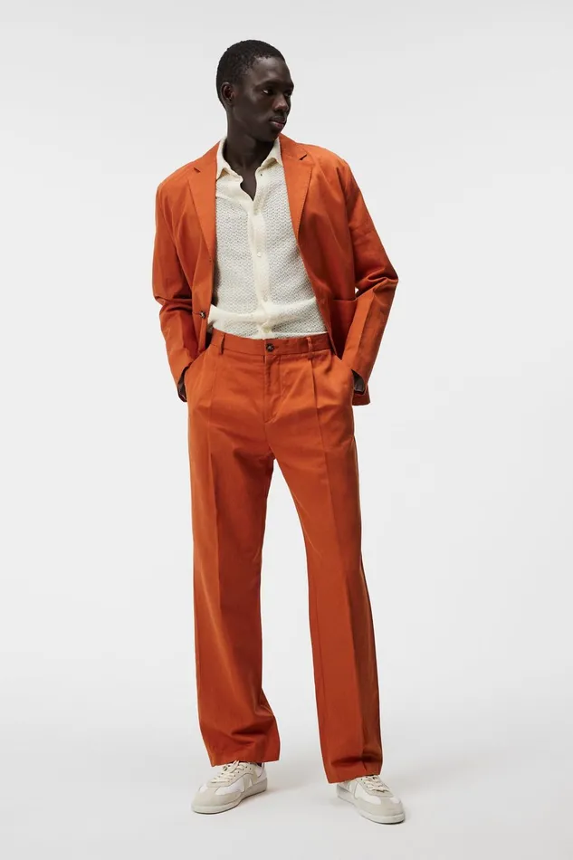 Men Haij Cotton Linen Pants Minimal JLindeberg Tailored Trousers Men Haij Cotton Linen Pants Minimal JLindeberg Tailored Trousers