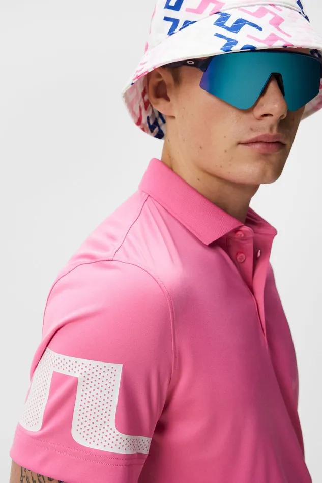 Men Heath Regular Fit Polo Azalea Pink JLindeberg Polo Shirts Men Heath Regular Fit Polo Azalea Pink JLindeberg Polo Shirts