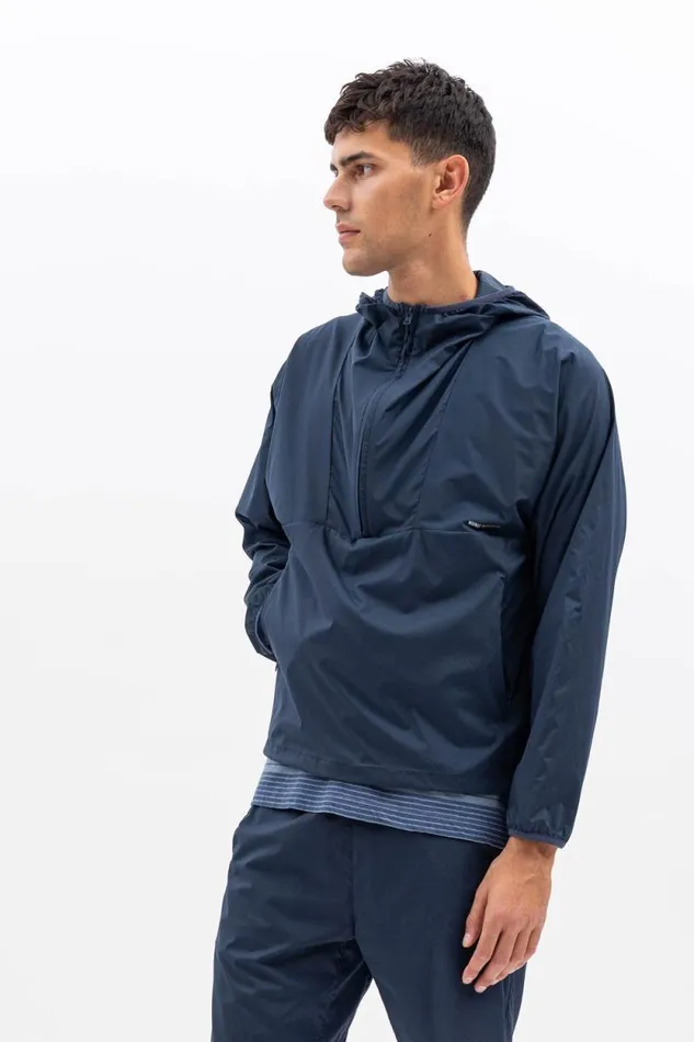 Men Herluf Light Nylon Calcite Blue Norse Projects Outerwear