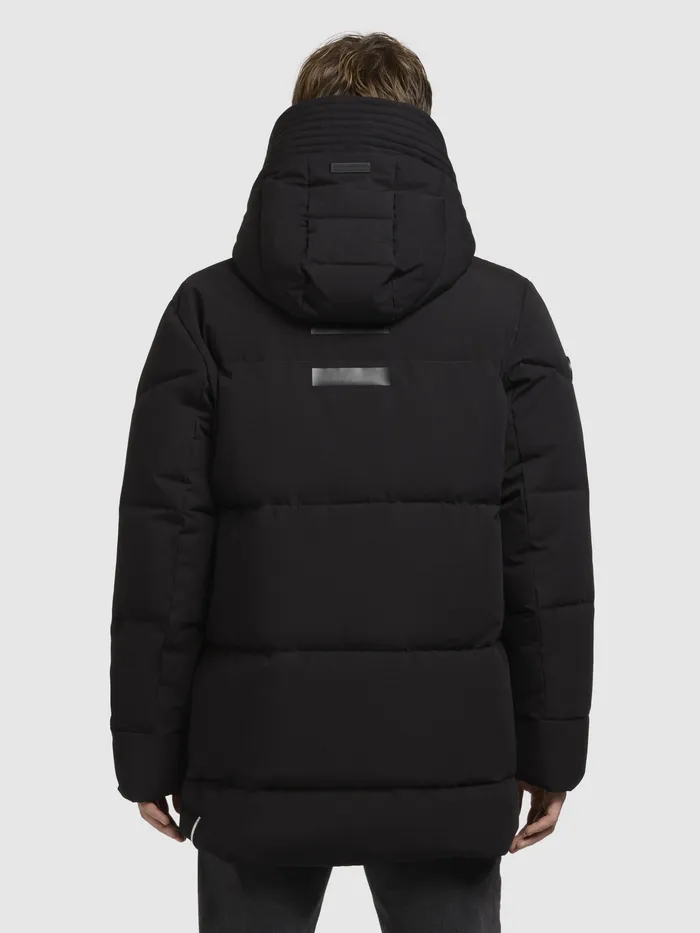 Men Jacke KANF Schwarz Schwarz Puffer Jackets KHUJO